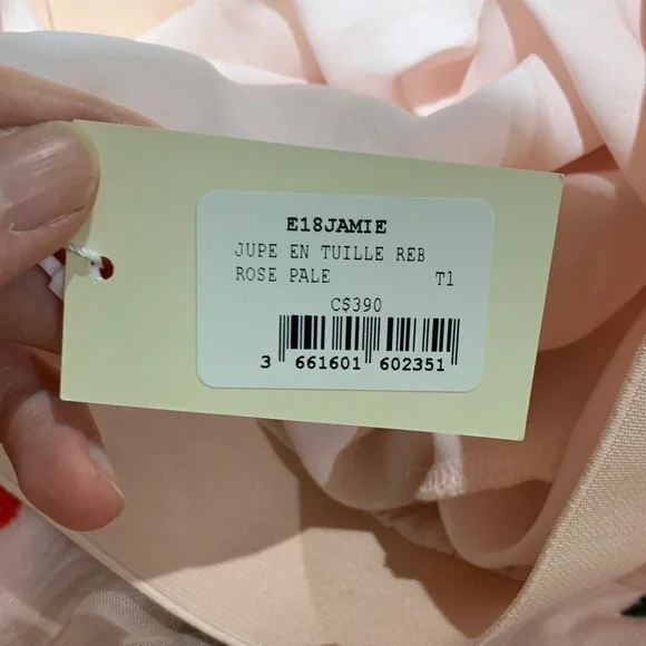 Maje Pink Floral Maxi Skirt - Picture 2 of 8